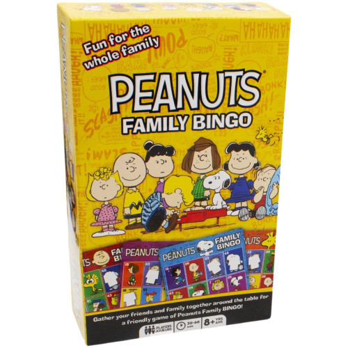 Peanuts Family Bingo Game Peanuts Family Bingo Game