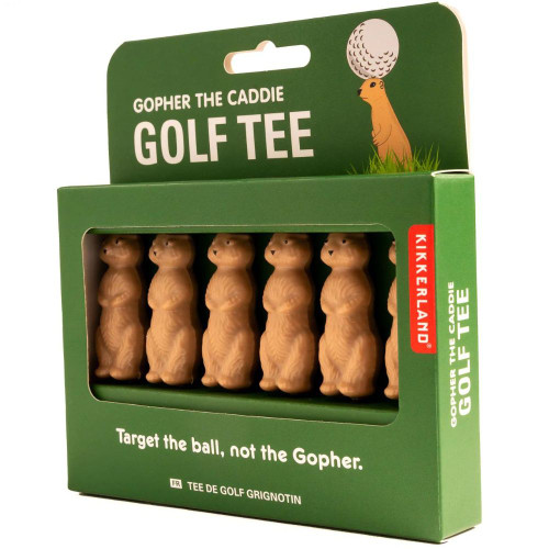 Gopher the Caddy Golf Tee