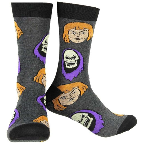 He-Man and Skeletor Masters of the Universe All-Over Print  Crew Socks by Bioworld