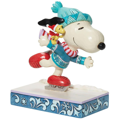 Snoopy and Woodstock Skating Peanuts Figure by Jim Shore Snoopy and Woodstock Skating Peanuts Figure by Jim Shore