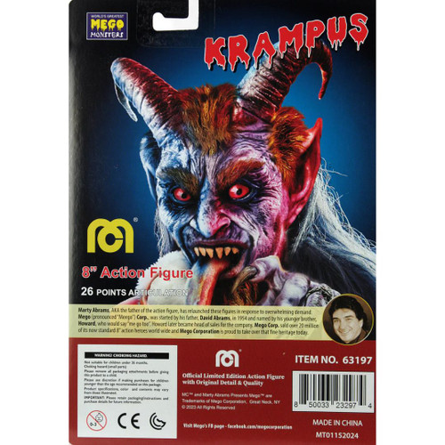 Krampus 8" Retro Action Figure by Mego  Krampus 8" Retro Action Figure by Mego