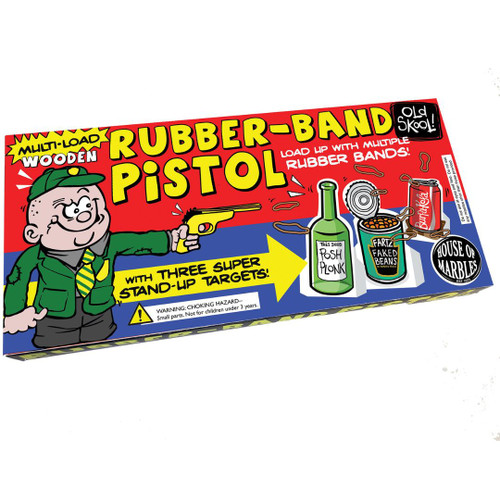 Wooden Rubber-Band Pistol Wooden Rubber-Band Pistol