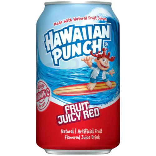 Hawaiian Punch Fruit Juicy Red 355ml Can