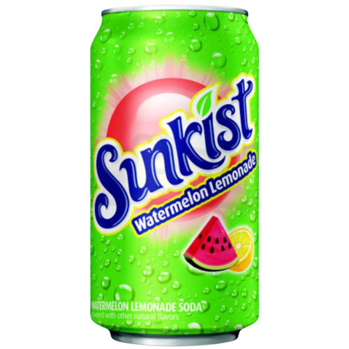 Sunkist Watermelon Lemonade Soda 355ml Can