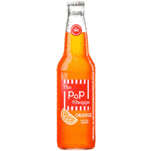 The Pop Shoppe Orange Soda 355ml Bottle