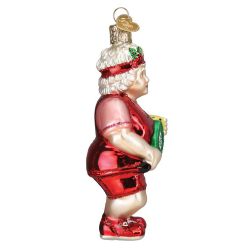 Pickleball - Mrs. Claus Glass Ornament by Old World Christmas