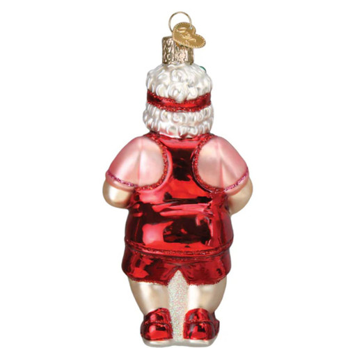 Pickleball - Mrs. Claus Glass Ornament by Old World Christmas