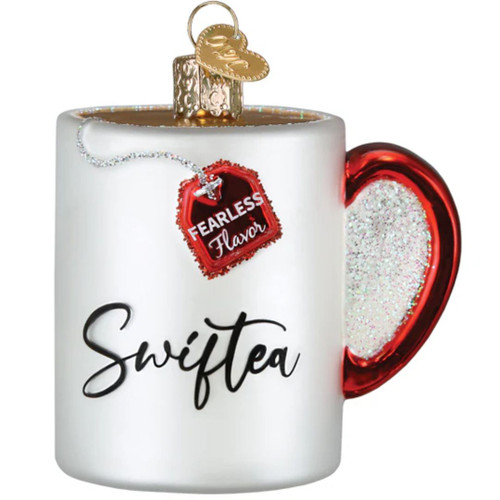 Swiftea Mug Glass Ornament by Old World Christmas