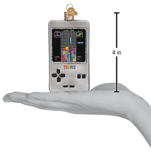 Tetris Game Glass Ornament by Old World Christmas Tetris Game Glass Ornament by Old World Christmas