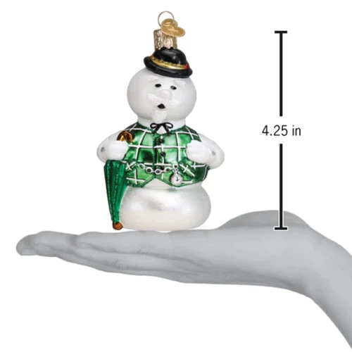 In Hand - Sam the Snowman Ornament