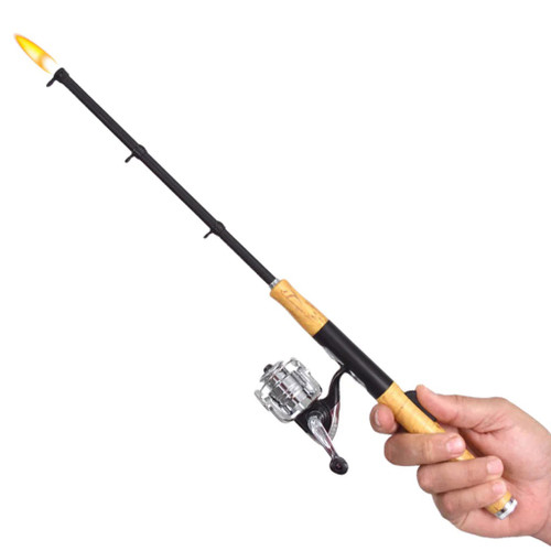 Fishing Pole BBQ Lighter in Hand