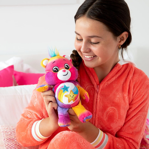 Cheer Bear - 10-Inch Care Bears Bean Plush - RetroFestive.ca
