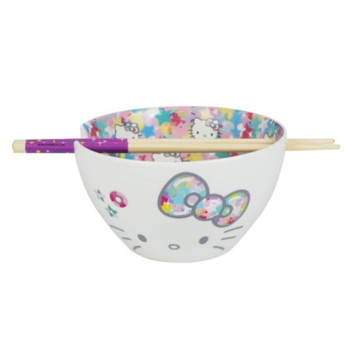 Hello Kitty White 20oz Ramen Bowl and Chopstick Hello Kitty White 20oz Ramen Bowl and Chopstick