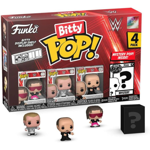 Bitty Pop! : WWE 4-Figure Pack - Random Style Bitty Pop! : WWE 4-Figure Pack - Random Style