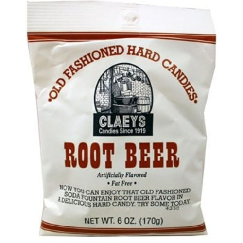 Claeys Root Beer Hard Candies Bag