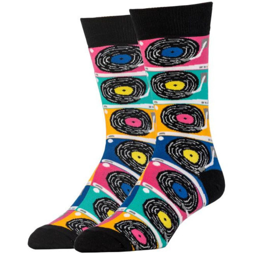 Put That Record On Crew Socks