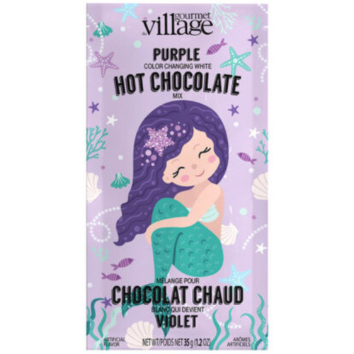 Whimsical Characters Mermaid Purple Colour Changing Hot Chocolate