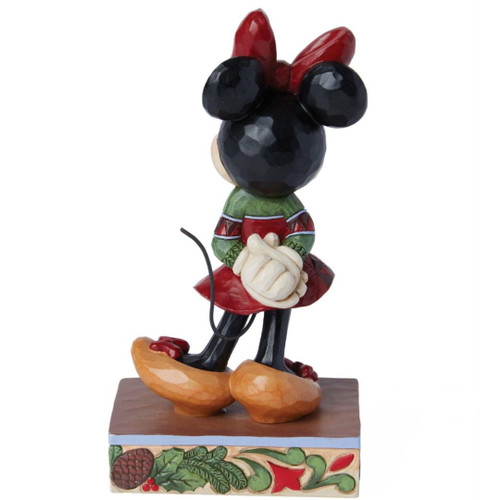Minnie Mouse in Christmas Sweater Figure by Jim Shore Minnie Mouse in Christmas Sweater Figure by Jim Shore