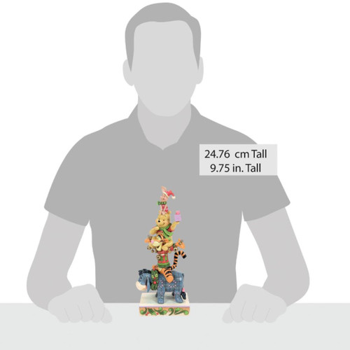 Pooh and Friends Stacked Christmas Figure by Jim Shore