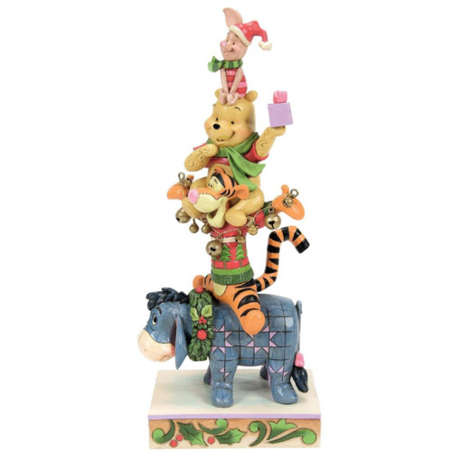 Pooh and Friends Stacked Christmas Figure by Jim Shore