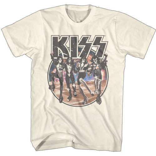 KISS Space Circle with Skeleton T-Shirt KISS Space Circle with Skeleton T-Shirt