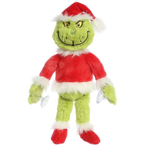 Grinch 12" Stuck On You Plush Window Clinger with Suction Cups By Aurora Grinch 12" Stuck On You Plush Window Clinger with Suction Cups By Aurora