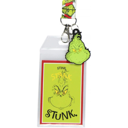 The Grinch Stink Stank Stunk Lanyard The Grinch Stink Stank Stunk Lanyard
