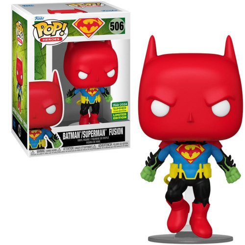 Pop! Heroes : (SDCC Exclusive) - Batman/Superman Fusion