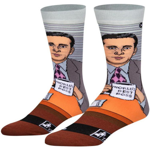 Michael Scott 360 Knit Socks by Odd Sox