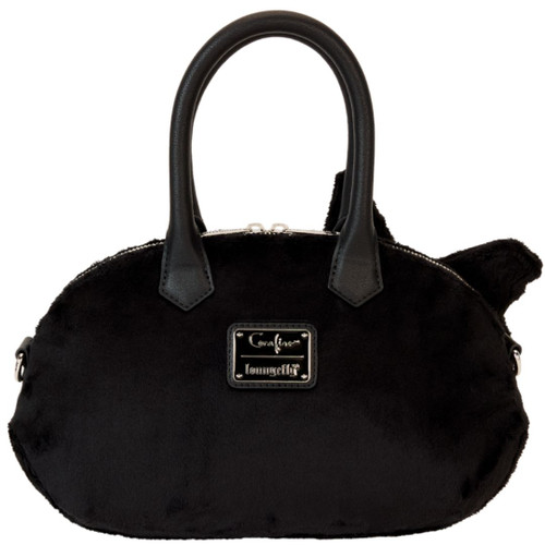 Coraline 15th Anniversary Cat Plush Crossbody Bag by Loungefly Coraline 15th Anniversary Cat Plush Crossbody Bag by Loungefly