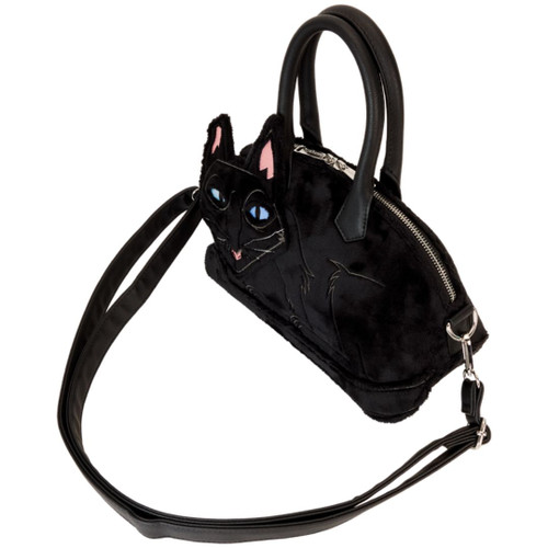 Coraline 15th Anniversary Cat Plush Crossbody Bag by Loungefly Coraline 15th Anniversary Cat Plush Crossbody Bag by Loungefly