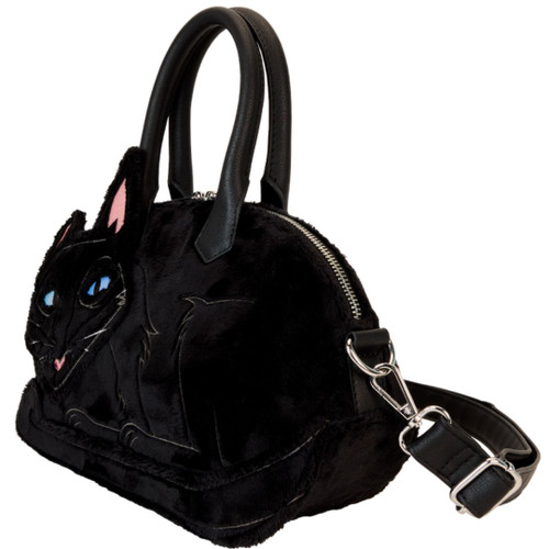 Coraline 15th Anniversary Cat Plush Crossbody Bag by Loungefly Coraline 15th Anniversary Cat Plush Crossbody Bag by Loungefly