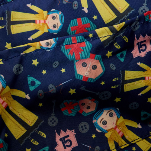 Coraline 15th Anniversary Cat Plush Crossbody Bag by Loungefly Coraline 15th Anniversary Cat Plush Crossbody Bag by Loungefly