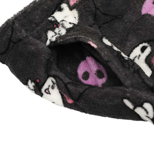 Hello Kitty - Kuromi Plush Pajama Pants - pocket view  Hello Kitty - Kuromi Plush Pajama Pants - pocket view