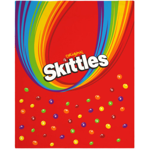 Skittles Throw Fleece Blanket 