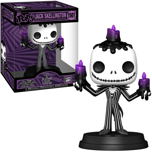 Super Pop! Disney: Nightmare Before Christmas - Halloween (Lights Up) Jack Skellington