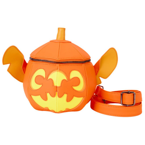 Disney Stitch Pumpkin Head Glow Crossbody Bag Disney Stitch Pumpkin Head Glow Crossbody Bag