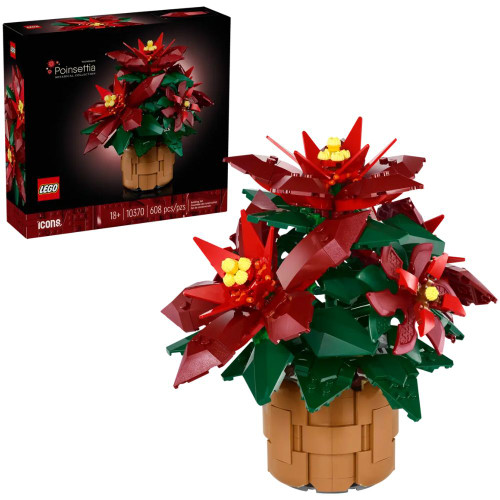 LEGO Icons: Poinsettia LEGO Icons: Poinsettia