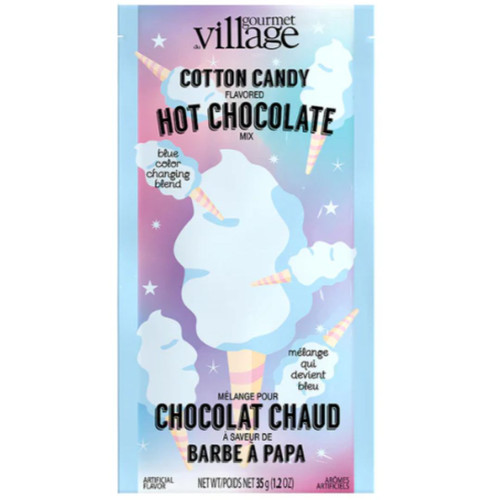 Blue Cotton Candy Colour Changing Hot Chocolate Packet 