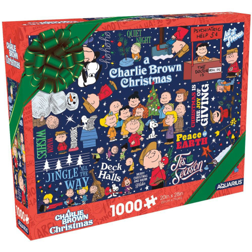 A Charlie Brown Christmas - Wrapping Paper 1000 Piece Jigsaw Puzzle A Charlie Brown Christmas - Wrapping Paper 1000 Piece Jigsaw Puzzle