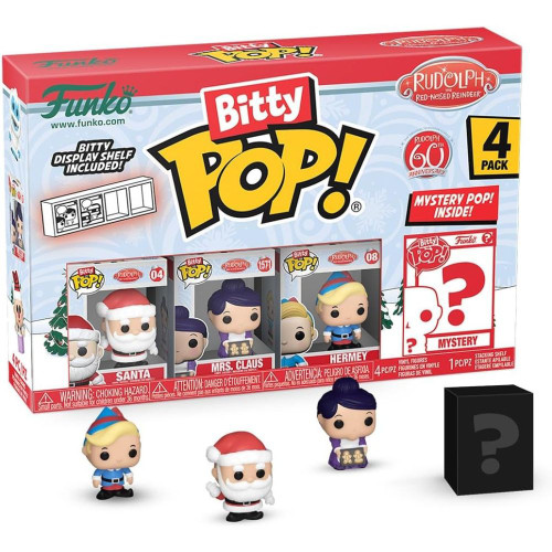 Bitty Pop! : Rudolph 4-Figure Pack - Random Style Bitty Pop! : Rudolph 4-Figure Pack - Random Style