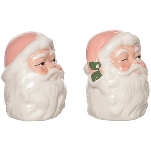 Pink Vintage Santa Salt & Pepper Shakers (2 PC set) Pink Vintage Santa Salt & Pepper Shakers (2 PC set)