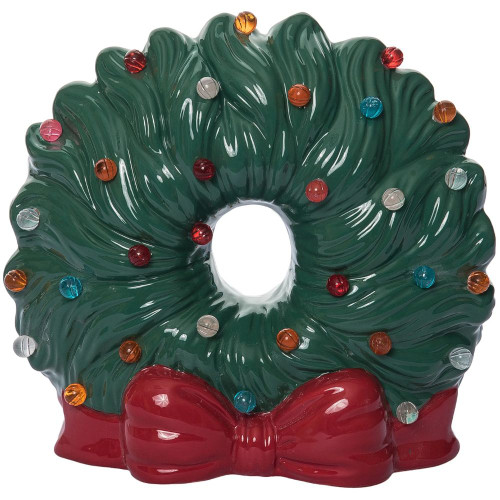 Light-Up Dolomite Christmas Wreath
