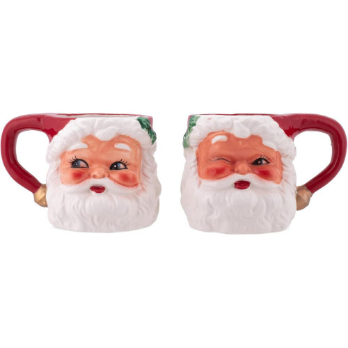 Retro 12oz Santa Mug