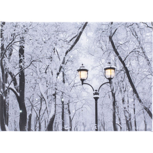 Street Light Lighted LED Canvas