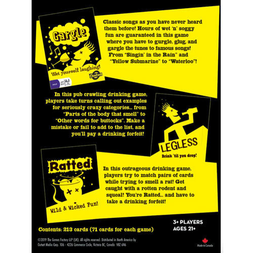 Drunk-ish Back of box