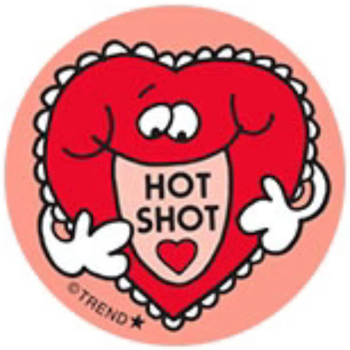 Hot Shot! - Cinnamon Scent Retro Scratch 'n Sniff Stickers