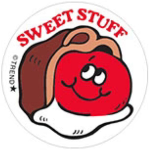 Sweet Stuff! - Choc-Cherry Scent Retro Scratch 'n Sniff Stickers