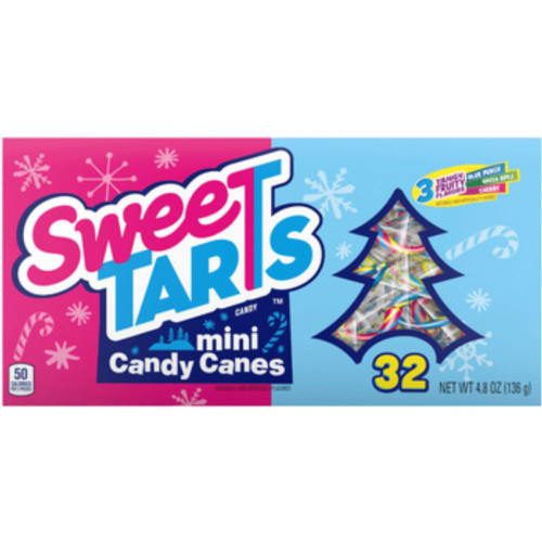 Sweetarts Mini Candy Cane Thirty Two Pieces Theatre Box