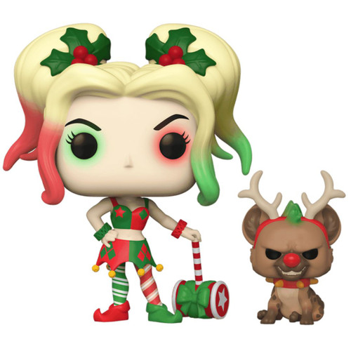 Pop! Heroes: Holiday Harley Quinn with Helper
